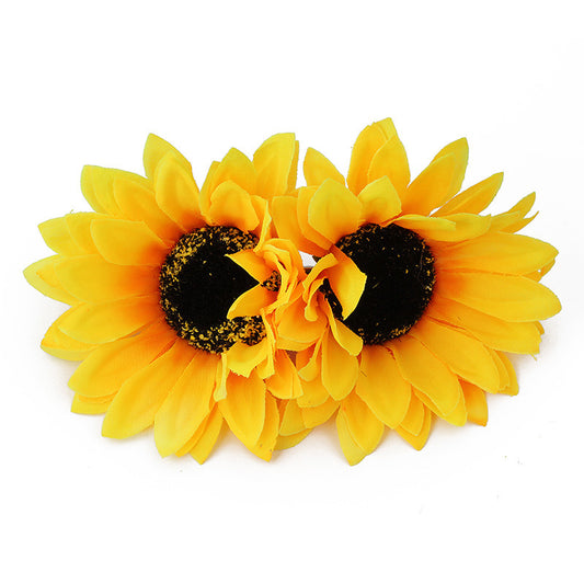Pasadores Girasol de Moda para Niñas - Accesorios Vacacionales - Image 2