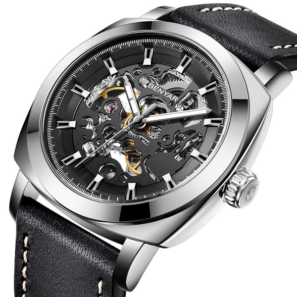 Reloj Mecánico Automático Hueco para Hombre - Diseño de Moda