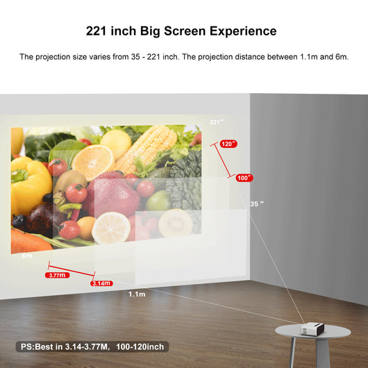 Proyector LED Mini HD para Cine en Casa - Regalo Perfecto para Niños - Image 4
