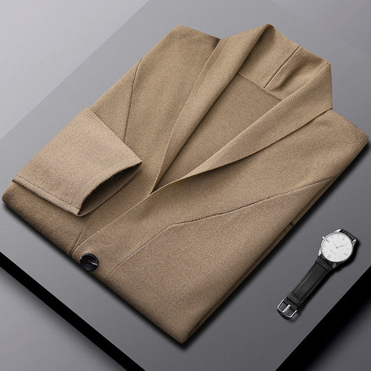 Cardigan de Lana Suelta para Hombre - Estilo Casual y Cómodo - Image 10