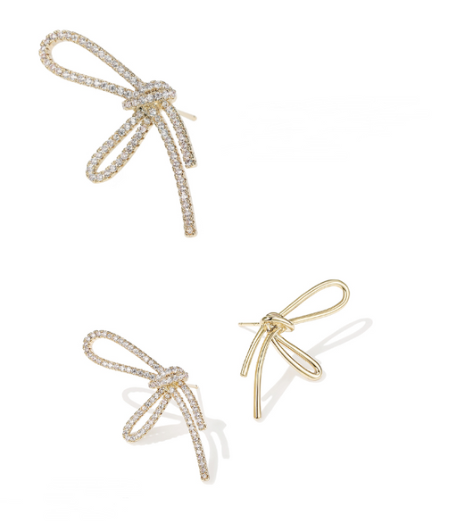 Aretes de Moño Elegante para Mujer - Image 3