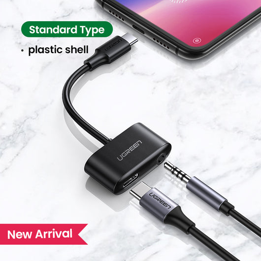 Adaptador 2 en 1 USB-C a 3.5mm para Audífonos y Carga Simultánea - Image 10