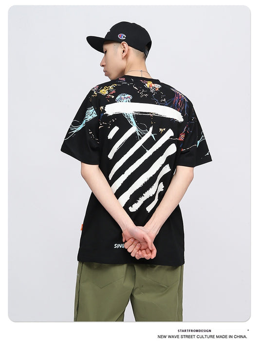 Camiseta Unisex Estampado Graffiti Street Style - Image 16