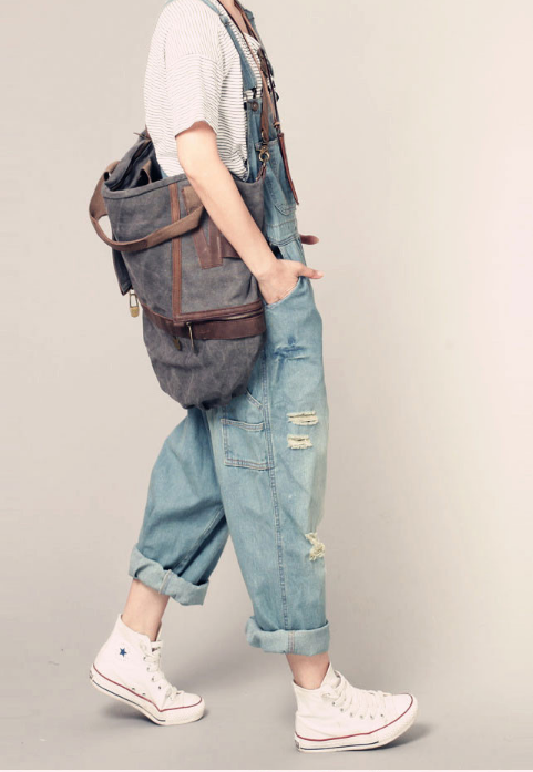 Pantalones Vaqueros Anchos Deslavados para Mujer - Estilo Casual Holgado - Image 11