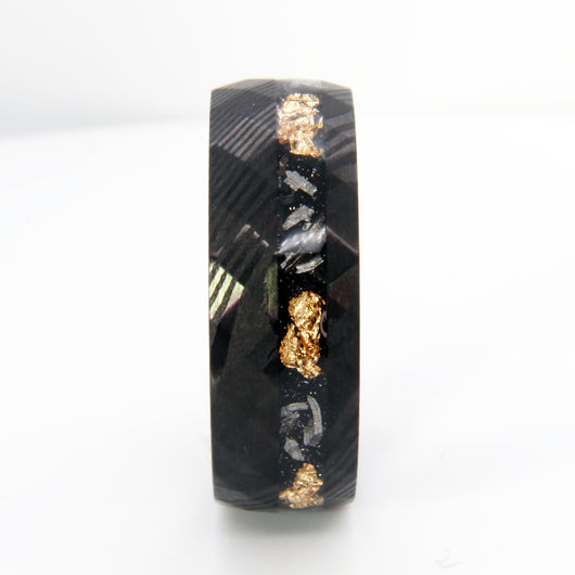 Anillo de Acero Damasco 8mm para Hombre - Image 5