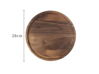 Tabla de Cortar de Nogal Negro Premium - Bandeja Multifuncional para Frutas y Vegetales - Image 9