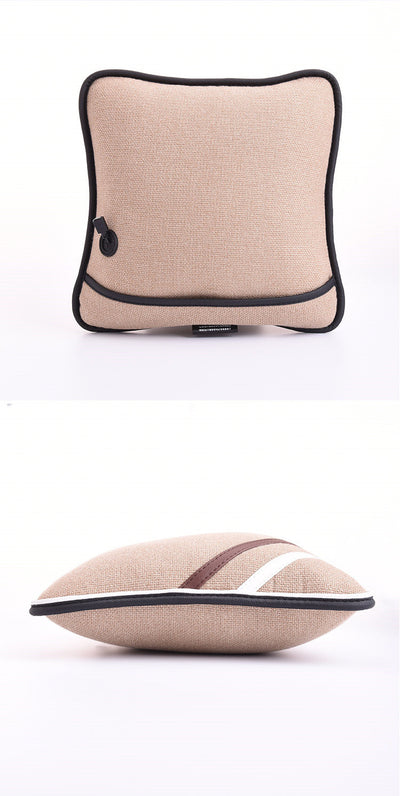 Almohada de Cuero Minimalista Multifuncional para Sofá - Image 11