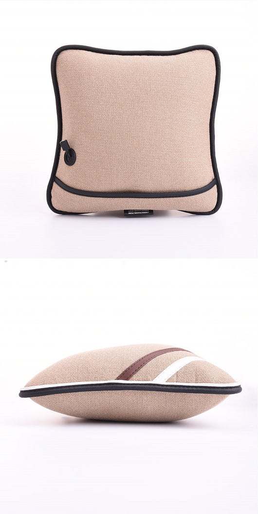 Almohada de Cuero Minimalista Multifuncional para Sofá - Image 11