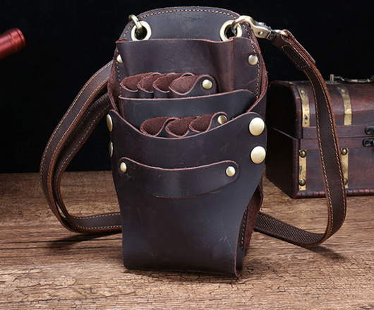 Bolsa de Cintura para Peluquería en Cuero Personalizado - Image 15