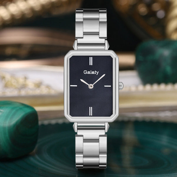 Reloj de Moda Cuadrado Pequeño para Mujer en Aleación