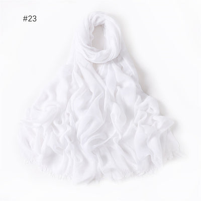 Pashmina Modal Fina Transpirable - Chal Ligero Monocromático para Mujer - Image 28