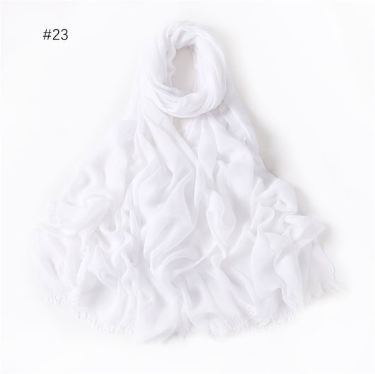 Pashmina Modal Fina Transpirable - Chal Ligero Monocromático para Mujer - Image 28