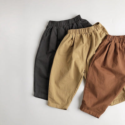 Pantalones de Algodón Tejido Corte Zanahoria - Image 9