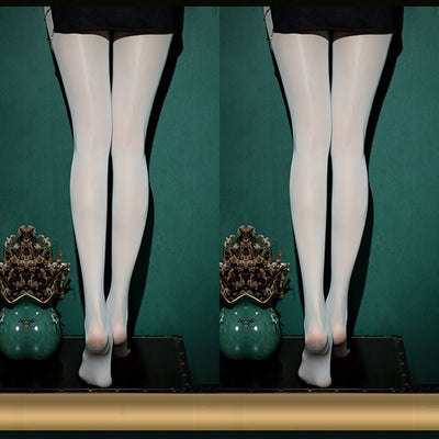 Medias Brillantes Ultrafinas con Bragueta Dorada - Estilo Elegante y Sensual - Image 26
