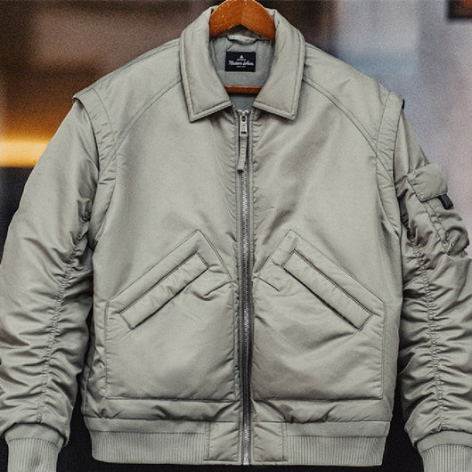 Chaqueta Bomber Retro Americana para Hombre - Image 10