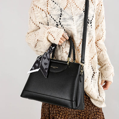 Bolso Tote Crossbody de Lujo Retro con Gran Capacidad para Mujer
