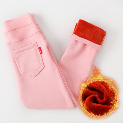 Pantalones Térmicos Infantiles con Pies Integrados - Image 3
