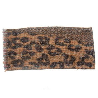 Bufanda Corta Estampado Leopardo Unisex - Diseño Europeo y Americano - Image 21