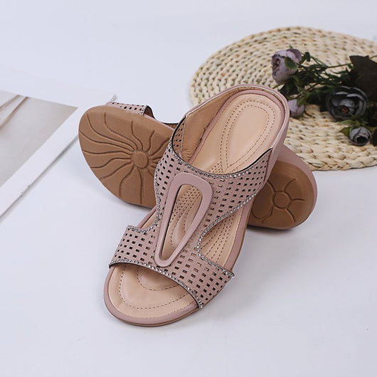 Sandalias Planas Caladas para Mujer - Diseño Hueco Perforado Verano - Image 4