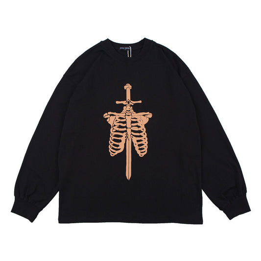 Camiseta Suelta de Cuello Redondo para Hombre - Estilo Urbano Tendencia