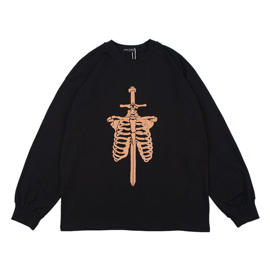 Camiseta Suelta de Cuello Redondo para Hombre - Estilo Urbano Tendencia