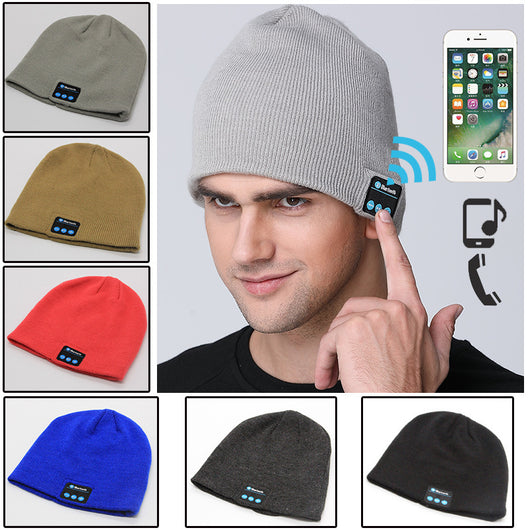 Gorro Inteligente con Auriculares Inalámbricos Bluetooth Multifunción