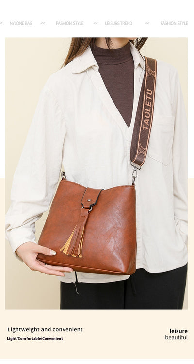 Bolso Retro de Cuero para Mujer - Bandolera Estilo Vintage - Image 12