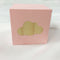 Cubo Decorativo Nórdico de Madera Maciza con Diseño de Nube
