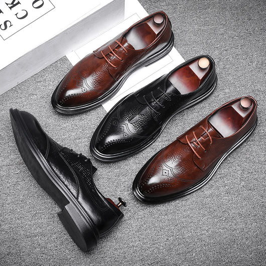 Zapatos de Cuero Brogue Ejecutivo para Hombre - Image 3