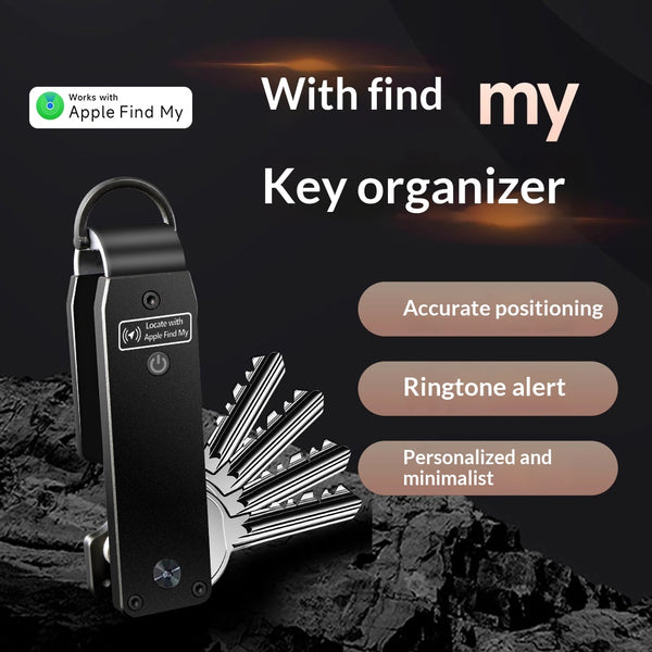 Llavero Inteligente de Aleación de Aluminio con Localizador FindMy