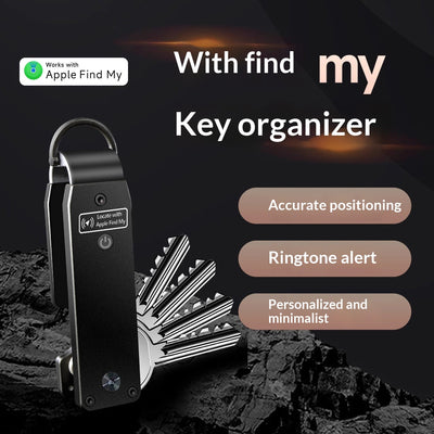 Llavero Inteligente de Aleación de Aluminio con Localizador FindMy