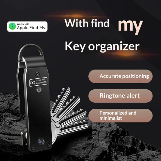Llavero Inteligente de Aleación de Aluminio con Localizador FindMy