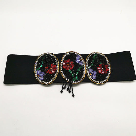 Vestido Negro con Brillantes Floral para Niña - Diseño Personalizado y Moderno - Image 10