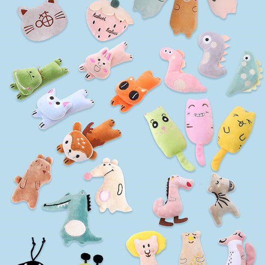 Juguete Interactivo de Felpa con Catnip para Gatos