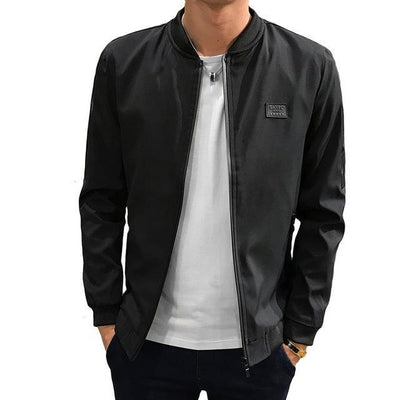 Abrigo Slim Cuello de Pie para Hombre - Elegancia Moderna - Image 2