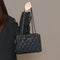 Bolso Bandolera Cuadrado Pequeño de Cuero Genuino con Cadena