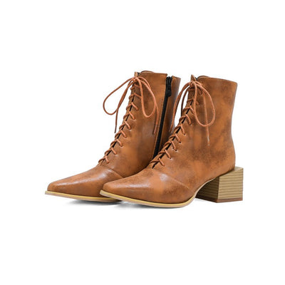 Botas Martin para Mujer con Tacón Grueso y Punta Afilada - Image 14