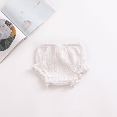 Shorts Infantiles de Algodón y Lino con Encaje - Image 14