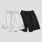 Shorts Casuais Estilo Universitário com Costuras Reforçadas