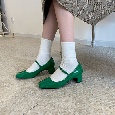 Zapatos de Mujer con Hebilla Elegante - Tallas Grandes
