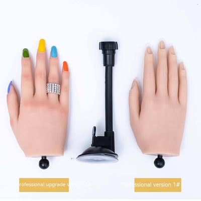 Mano de Práctica de Silicona para Manicura - Modelo Profesional - Image 11