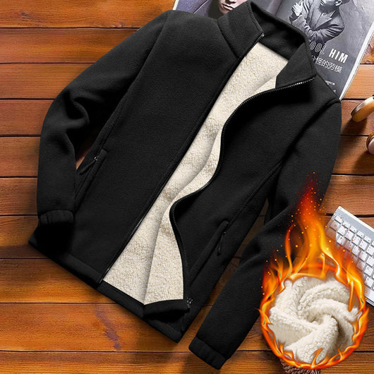 Chaqueta Fleece Casual para Hombre - Otoño e Invierno - Image 12