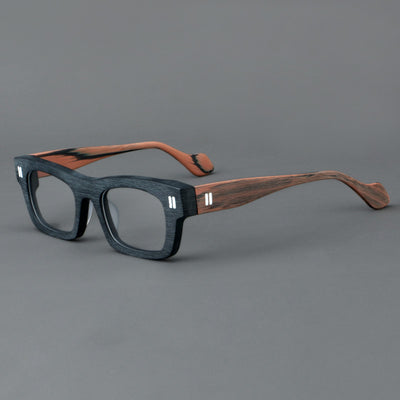 Gafas Retro de Marco Patchwork con Cristales Gruesos - Image 3