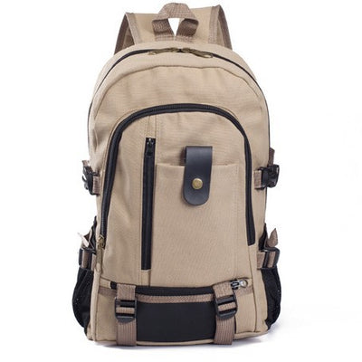Mochila de Lona para Hombre - Bolsa Escolar Resistente - Image 16