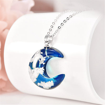 Collar Clavícula Baiyun con Gema de Tiempo en Resina - Image 11