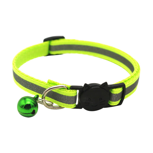 Collar Reflectante para Gatos con Campana y Diseño Colorido - Image 30