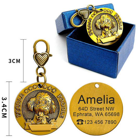 Placa de Identificación para Perros Grabada en Metal - Antiloss - Image 8