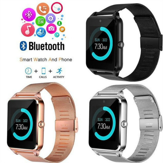 Reloj Inteligente Z60 con Bluetooth y Ranura para Tarjeta SIM