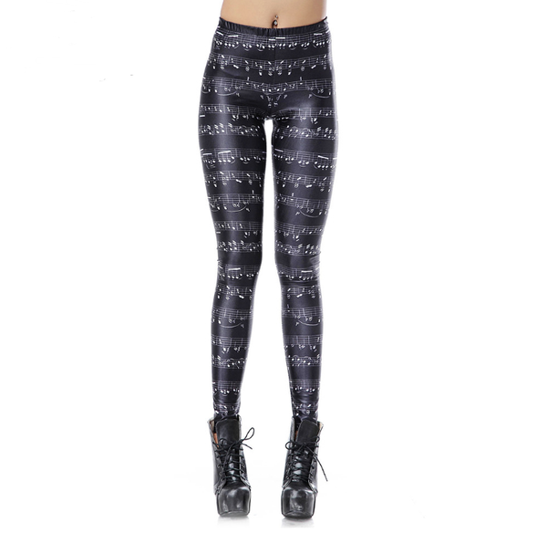 Leggins de Cintura Alta con Estampado Geométrico