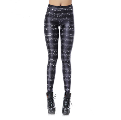Leggins de Cintura Alta con Estampado Geométrico